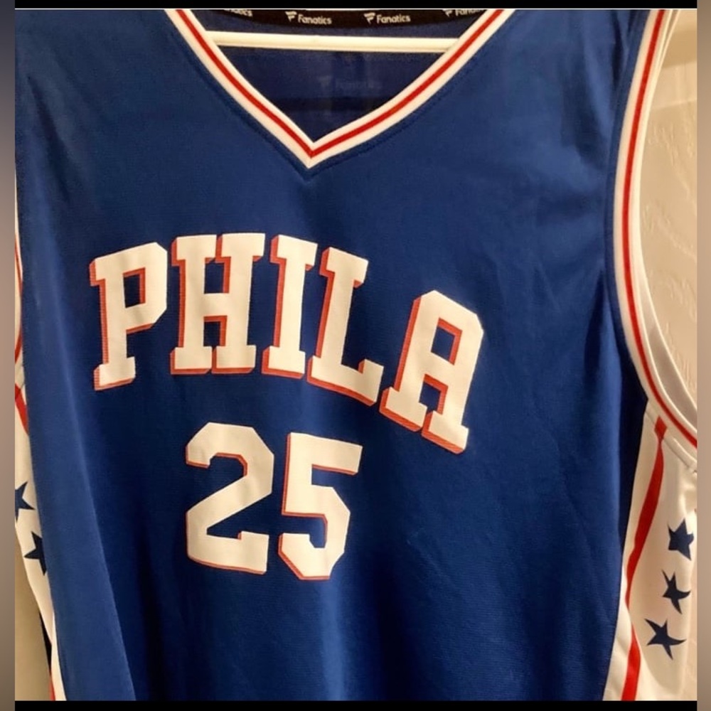 NBA Philadelphia 76'ers Ben Simmons #25 Tank Top Jersey Size XXL